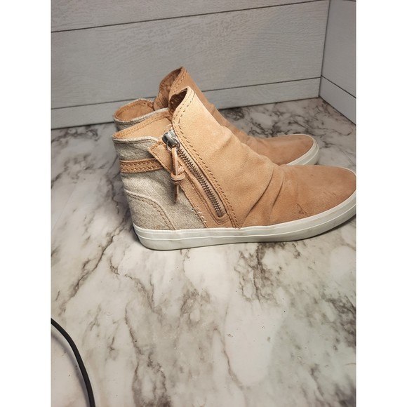 Sperry Shoes Slouchy Suede and Fabric Sneaker Boots Sze  7 - Picture 5 of 11